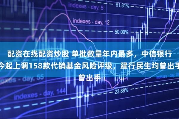 配资在线配资炒股 单批数量年内最多，中信银行今起上调158款代销基金风险评级，建行民生均曾出手